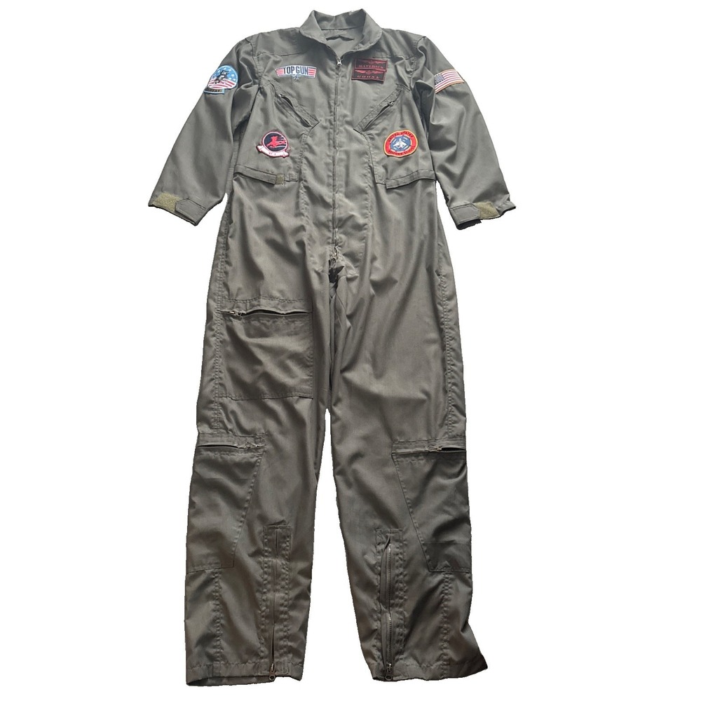 Top Gun Flight Suit Costume by Leg Avenue Goose Adult M/L Cosplay Halloween